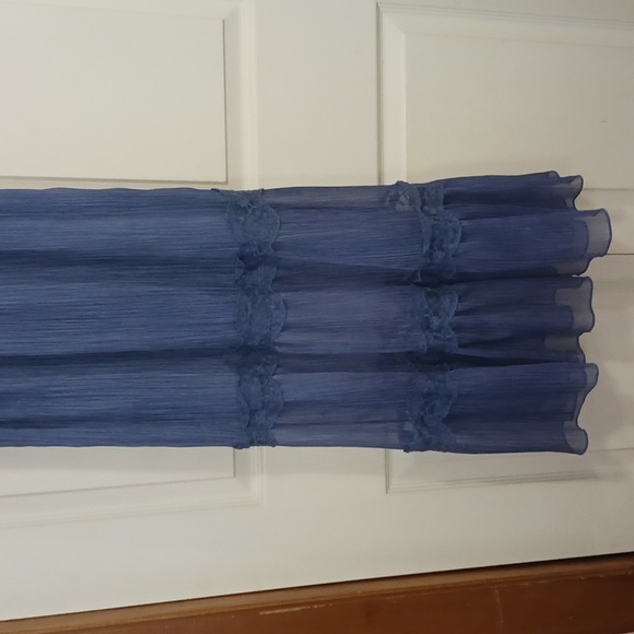 Chelsea & Violet lace tiered chiffon summer maxi tank dress with lining  - M - Picture 3 of 10